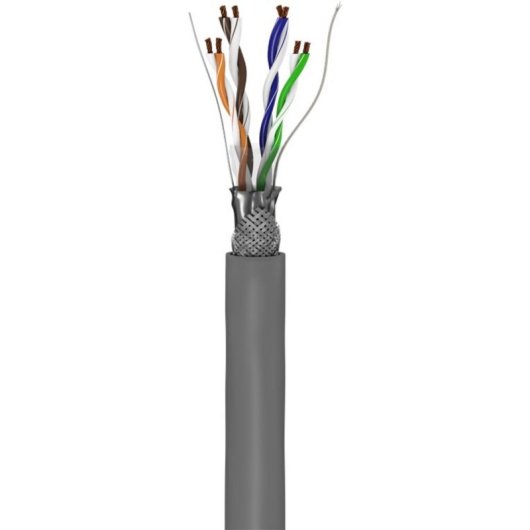 Cable de red Goobay Cat5e S/FTP 100 m gris