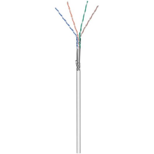 Cable de red Goobay Cat5e S/FTP 100 m gris