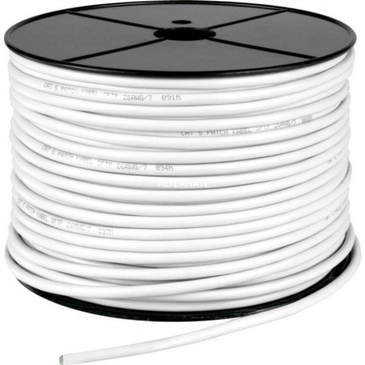 Cable de red Goobay Cat5e S/FTP 100 m gris