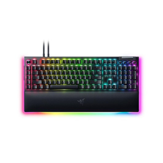 Teclado Razer BlackWidow V4 Pro mecânico switches Yellow RGB QWERTZ alemão