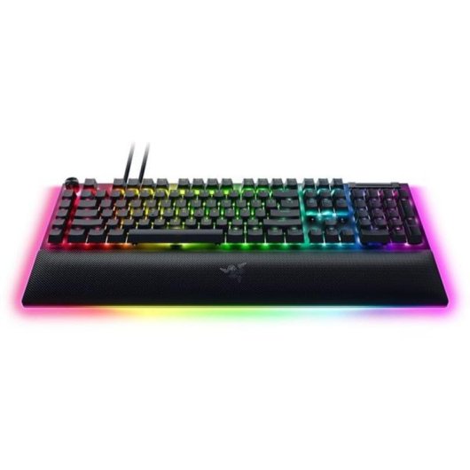 Teclado Razer BlackWidow V4 Pro mecânico switches Yellow RGB QWERTZ alemão