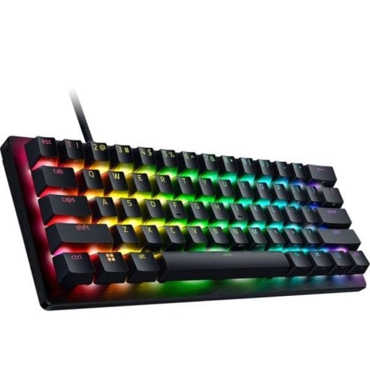 Teclado Razer Huntsman V3 Pro Mini mecánico óptico compacto QWERTZ alemán RGB
