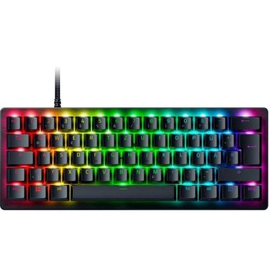 Teclado Razer Huntsman V3 Pro Mini mecánico óptico compacto QWERTZ alemán RGB