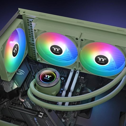 Refrigeración líquida Thermaltake TH280 V2 ARGB 280mm 2 ventiladores RGB direccionable