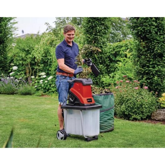 Trituradora eléctrica Einhell GC-KS 2540 CB, 2500 W, 55 L, 4 cm