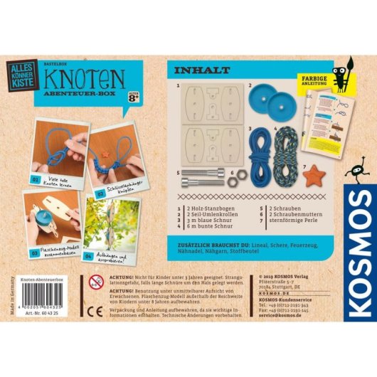 Juguete de arte y manualidades Kosmos 604325 para 8 a 13 años
