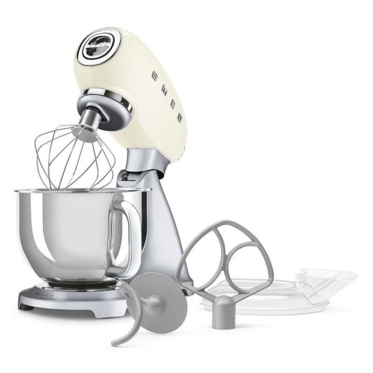 Mixer de bancada Smeg SMF04CREU 800 W 4,8 L cor creme