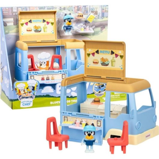 Figura d'azione Moose Toys Bluey Veicolo Foodtruck Multicolore Plastico 3 anni