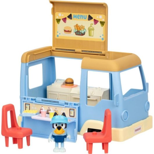 Figura d'azione Moose Toys Bluey Veicolo Foodtruck Multicolore Plastico 3 anni