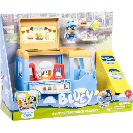 Figura d'azione Moose Toys Bluey Veicolo Foodtruck Multicolore Plastico 3 anni