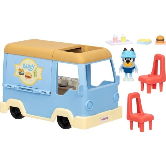 Figura d'azione Moose Toys Bluey Veicolo Foodtruck Multicolore Plastico 3 anni