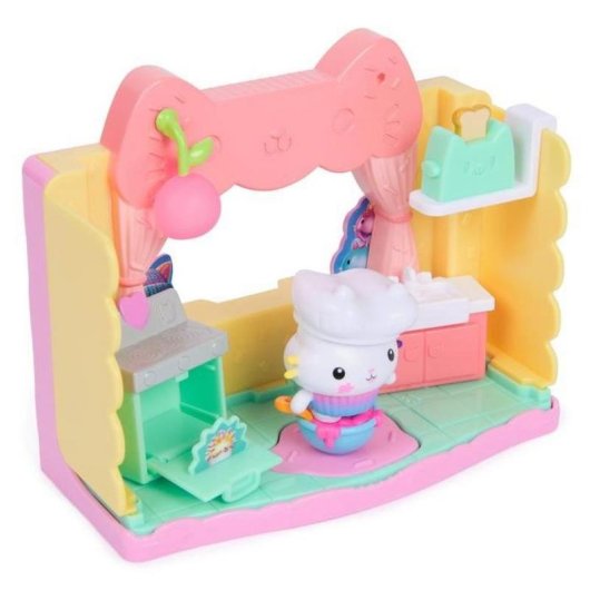 Set de juguetes Gabby's Dollhouse Cocina de Pastelillo con Figura y Accesorios