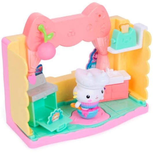 Set de juguetes Gabby's Dollhouse Cocina de Pastelillo con Figura y Accesorios