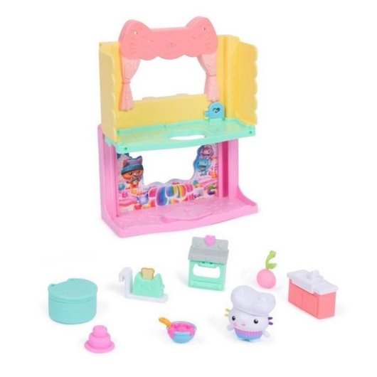 Set de juguetes Gabby's Dollhouse Cocina de Pastelillo con Figura y Accesorios
