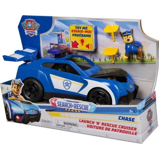 Vehículo de juguete Patrulla Canina Launch ‘N’ Rescue Cruiser de Chase