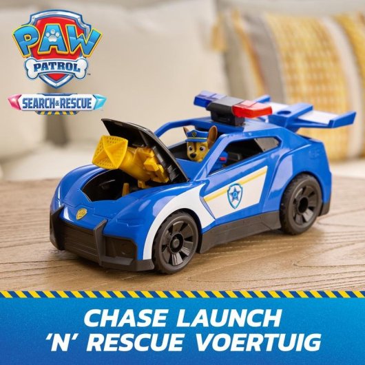 Vehículo de juguete Patrulla Canina Launch ‘N’ Rescue Cruiser de Chase
