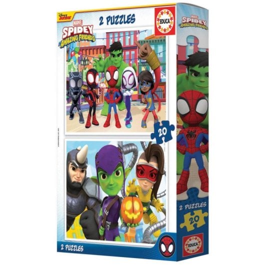 Puzzle Educa Spidey & His Amazing Friends 2x20 peças