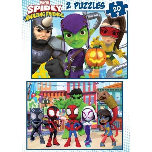 Puzzle Educa Spidey & His Amazing Friends 2x20 peças