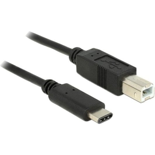 Cable USB DeLOCK 83601 1 m USB 2.0 USB C a USB B Negro