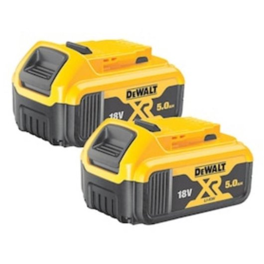 Batterie DeWALT DCB184P2-XJ 18V 5 Ah Ions Lithium 2 pièces
