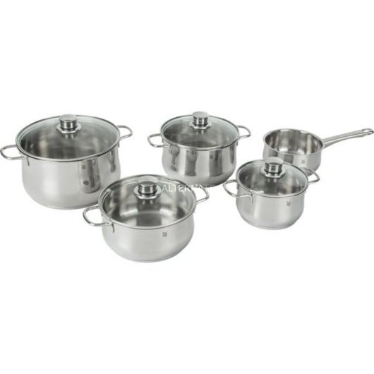 Juego de cacerolas WMF Diadem Plus 9 piezas acero inoxidable