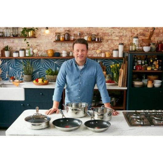 Sartén multiuso Tefal Jamie Oliver E31002 20 cm acero inoxidable