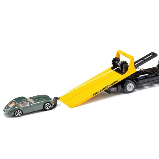 Set de modelos a escala SIKU MAN grúa ADAC con coupé verde metálico 1:55
