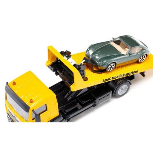 Set de modelos a escala SIKU MAN grúa ADAC con coupé verde metálico 1:55