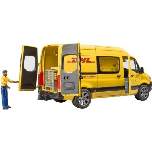 Furgoneta BRUDER 02671 DHL Escala 1:16 Amarilla