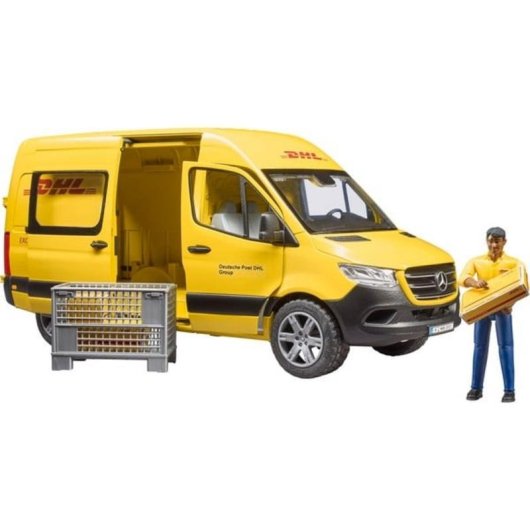 Furgoneta BRUDER 02671 DHL Escala 1:16 Amarilla