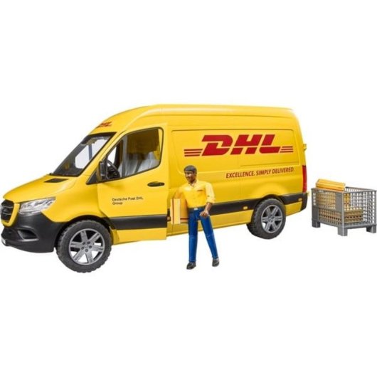 Furgoneta BRUDER 02671 DHL Escala 1:16 Amarilla