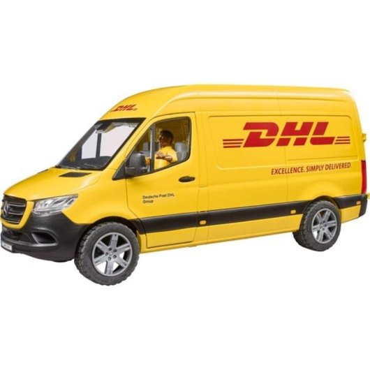 Furgoneta BRUDER 02671 DHL Escala 1:16 Amarilla