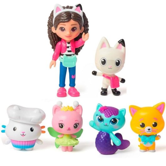 Figurinen Set Gabby's Dollhouse SPIN MASTER 11 Teile Gatoaventureros
