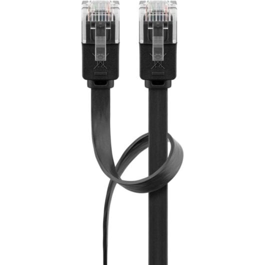 Cable de red Goobay 95386 3 m Cat6 U/UTP RJ-45 Negro