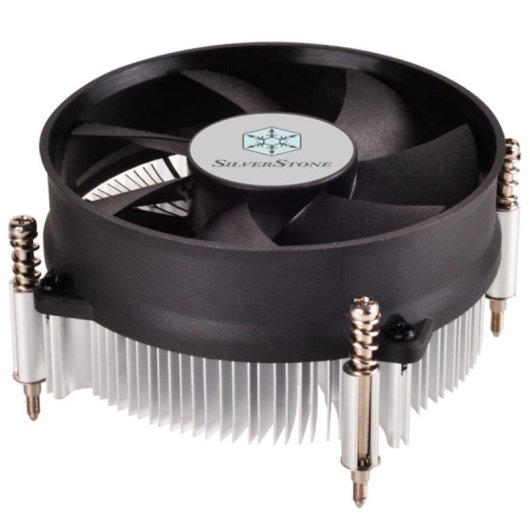 Refrigeration Air SilverStone Socket 1150/1151/1155/1156/1200 92mm NT09-115X Aluminium Noir