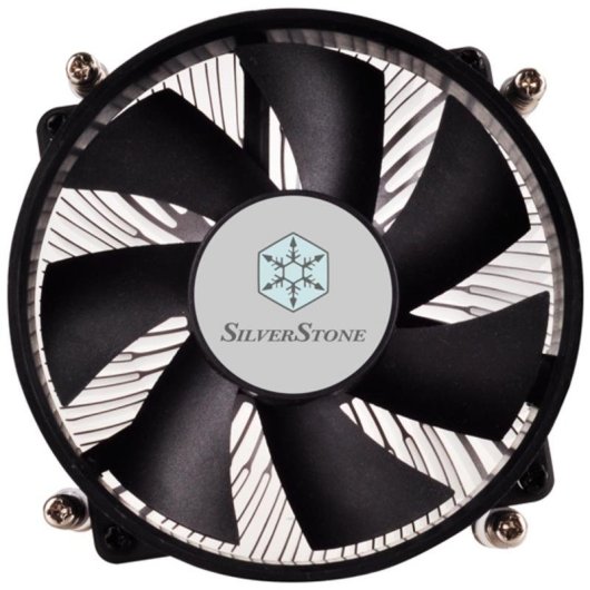 Refrigeration Air SilverStone Socket 1150/1151/1155/1156/1200 92mm NT09-115X Aluminium Noir