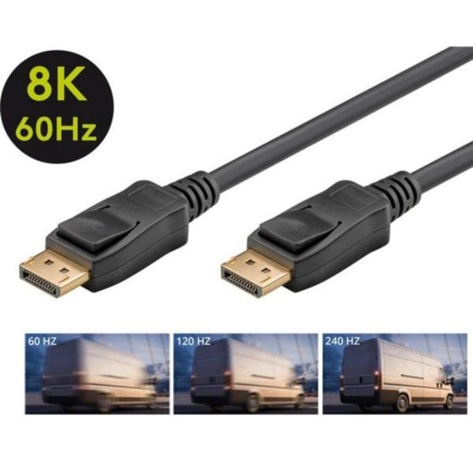 Cavo DisplayPort 1.4 Goobay 74779 3 m Maschio a Maschio 8K