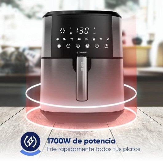 Origial Pack FRYFIT 8L Freidora de Aire 8L + SCALE CARE&FIT SMART WHITE Báscula de Baño Inteligente