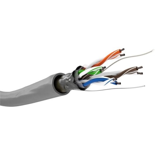 Câble réseau Goobay 68706 100 m Cat5e F/UTP (FTP) Gris