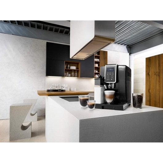 DeLonghi ECAM350.55.B Cafetera Superautomática 15 Bares + Orbegozo KT 5002 Hervidor de Agua 1L 1650W