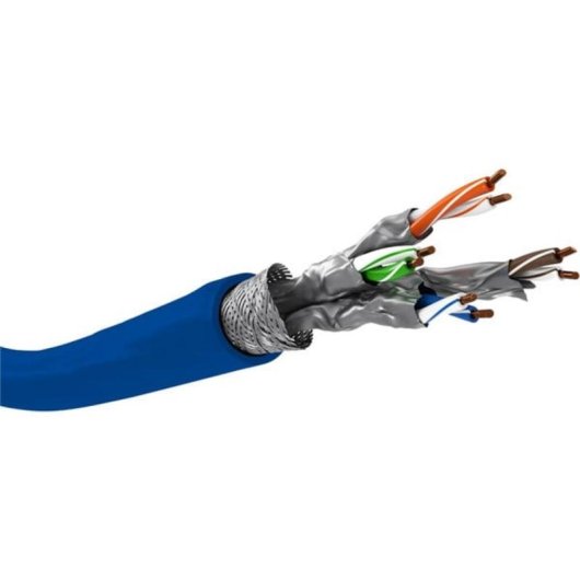 Cavo di rete Goobay Cat7a 50 m S/FTP Blu