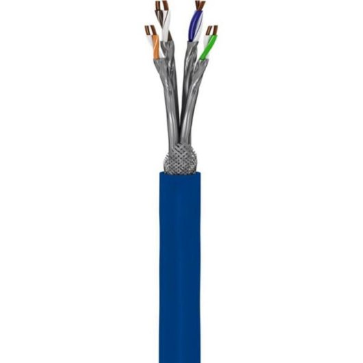 Cavo di rete Goobay Cat7a 50 m S/FTP Blu