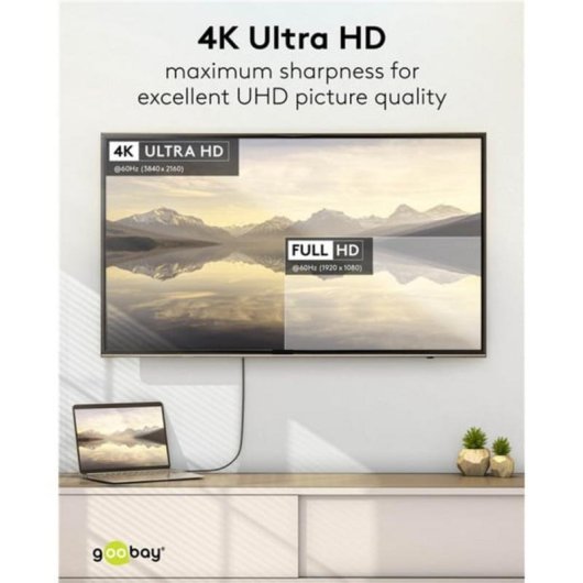 Cavo adattatore USB-C a DisplayPort 3 m 4K 60 Hz Goobay