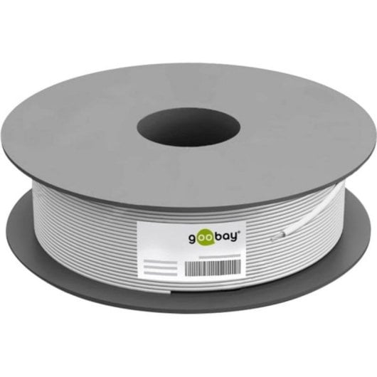 Cable réseau Goobay 93954 Cat6 S/FTP 100 m gris