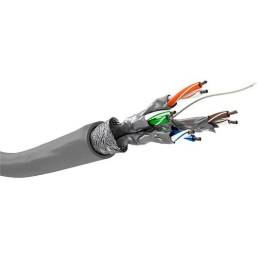 Cable réseau Goobay 93954 Cat6 S/FTP 100 m gris