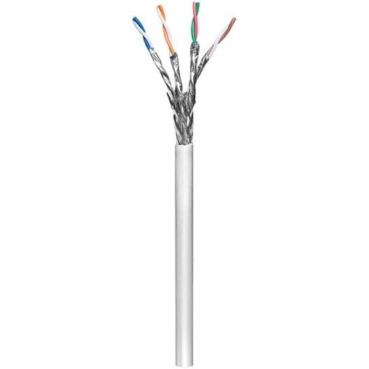 Cable réseau Goobay 93954 Cat6 S/FTP 100 m gris