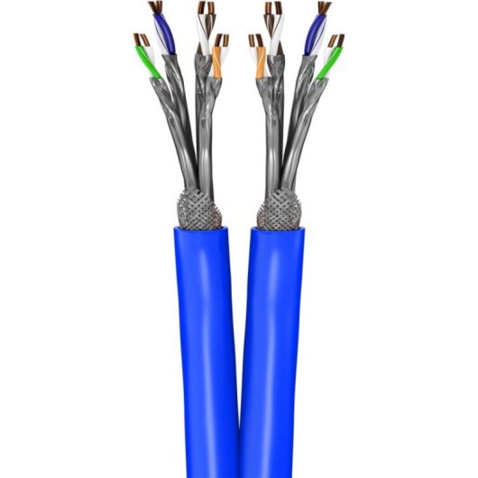 Netzwerkkabel Goobay 75716 Cat7a 50 m F/FTP Blau