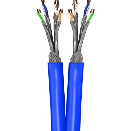 Netzwerkkabel Goobay 75716 Cat7a 50 m F/FTP Blau