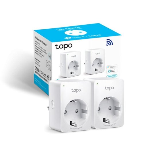 Cecotec FreeStyle Latte Cafetera Espresso + Tapo P100 Mini Smart Wifi Enchufe Inteligente 2 Unidades