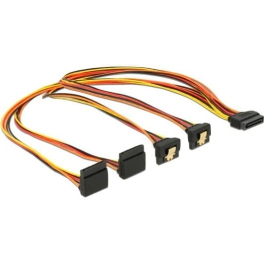 Cavo di alimentazione interno DeLOCK 0,5 m 4x SATA a 1x SATA
